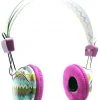 LAXMAX Accessories Purple Navajo Stereo Headphones