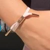 Rastaclat Mary Women's Single Lace Bracelet In Pink/Rose Gold