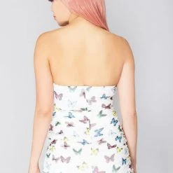 Rehab Lab Wild Heart Butterfly Kisses Strapless Bustier Dress 5 Rehab Lab Wild Heart Butterfly Kisses Strapless Bustier Dress
