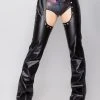 Roma Outlawed Studded Faux Leather Chaps New