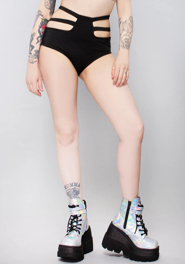 Roma Lose Control High Waist Cut-Out Shorts 3 Roma Lose Control High Waist Cut-Out Shorts