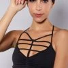 Seams Lovely Lavania Bralette In Charcoal Women's Festival 1 Seams Lovely Lavania Bralette In Charcoal Women's Festival