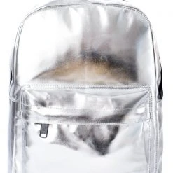 Spiral Bags Steel Eclipse Festival Backpack In Metallic Silver 8 Spiral Bags Steel Eclipse Festival Backpack In Metallic Silver