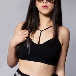 Spiral Metallic Scandal Belt Bag In Silver