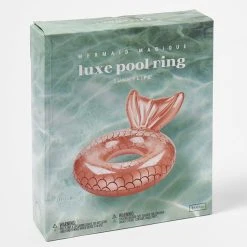 SunnyLife Luxe Rose Gold Mermaid Pool Ring
