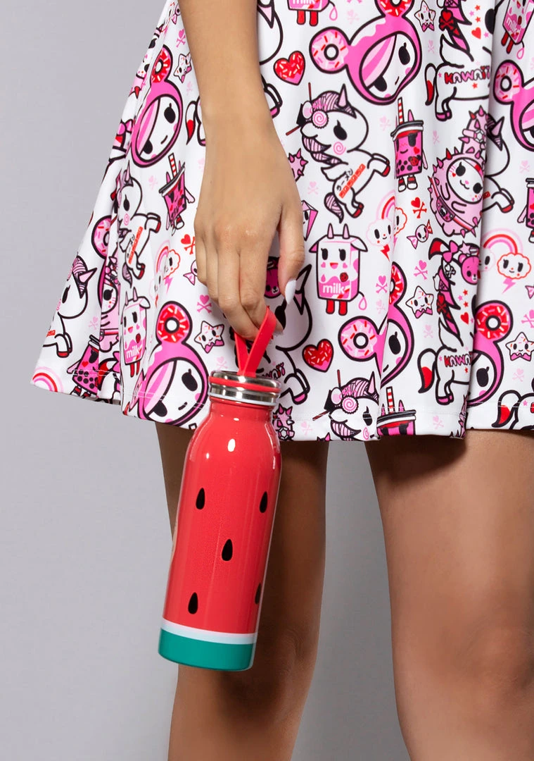 SunnyLife Watermelon Flask In Red/Green Accessories 3 SunnyLife Watermelon Flask In Red/Green Accessories