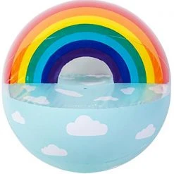 SunnyLife Accessories Rainbow Inflatable Beach Ball XL 7 SunnyLife Accessories Rainbow Inflatable Beach Ball XL