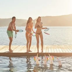 SunnyLife Inflatable Unicorn Ring Toss Game Accessories