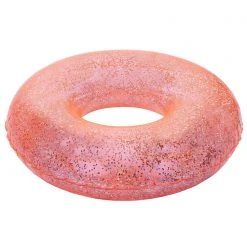 SunnyLife Neon Coral Glitter Pool Ring 7 SunnyLife Neon Coral Glitter Pool Ring