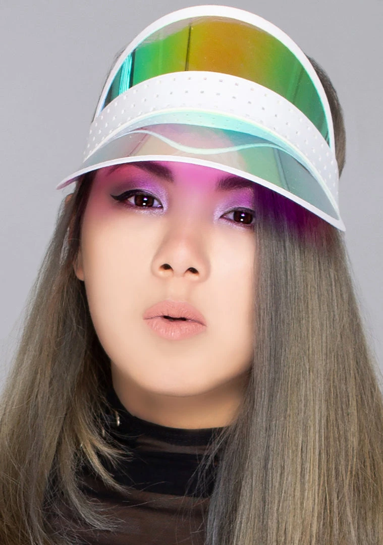 SunnyLife Pink Iridescent Retro Sun Visor Accessories 4 SunnyLife Pink Iridescent Retro Sun Visor Accessories