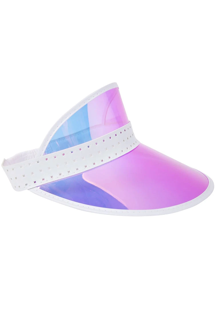 SunnyLife Pink Iridescent Retro Sun Visor Accessories 5 SunnyLife Pink Iridescent Retro Sun Visor Accessories
