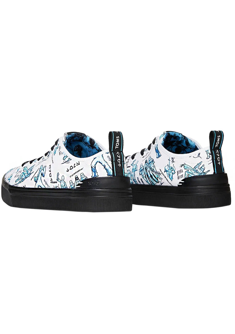TOMS X Star Wars Character Sketch Print Mens Travel Lite Low Sneakers