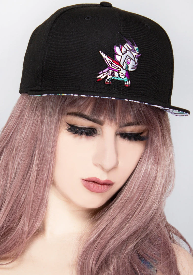 Tokidoki The Great Fantastic Mekacorno U9 Flat Brim Hat 3 Tokidoki The Great Fantastic Mekacorno U9 Flat Brim Hat