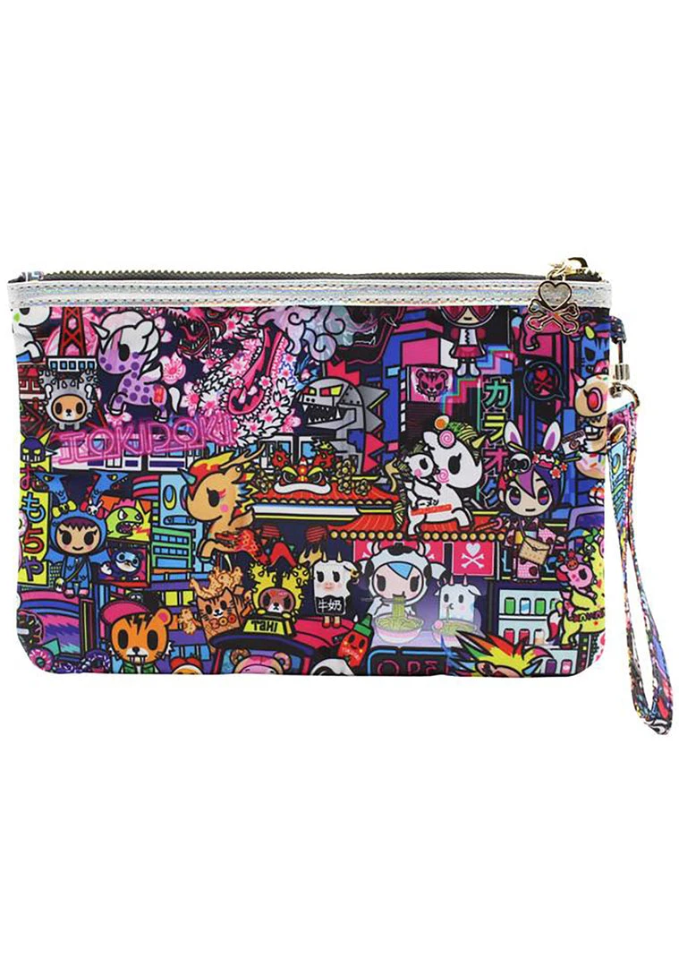 Tokidoki Midnight Metropolis Zip Pouch Wristlet 5 Tokidoki Midnight Metropolis Zip Pouch Wristlet