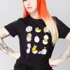 Tokidoki Women's Festival Scrambled Gudetama T-Shirt 1 Tokidoki Women's Festival Scrambled Gudetama T-Shirt