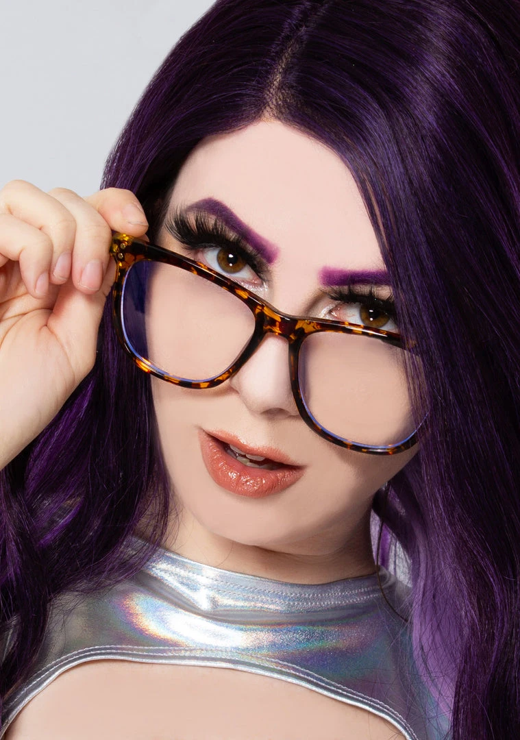 TopFoxx Accessories Audrey Blue Light Glasses In Tortoise 3 TopFoxx Accessories Audrey Blue Light Glasses In Tortoise