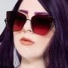 TopFoxx Vixen Sunglasses In Ruby The Great Fantastic 2 TopFoxx Vixen Sunglasses In Ruby The Great Fantastic
