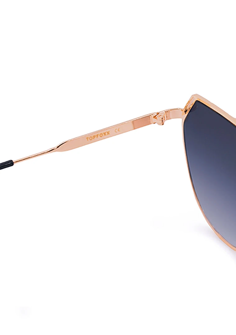 TopFoxx Farrah Sunglasses In Ombre Black 8 TopFoxx Farrah Sunglasses In Ombre Black