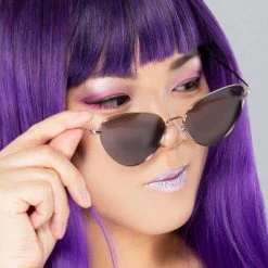 TopFoxx Felina Sunglasses In Silver The Great Fantastic