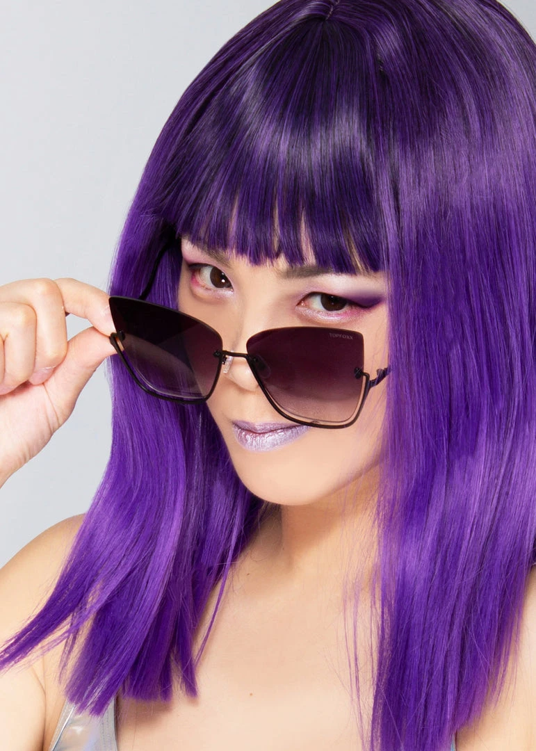 TopFoxx X Raya Vixen Sunglasses In Black Fade 3 TopFoxx X Raya Vixen Sunglasses In Black Fade