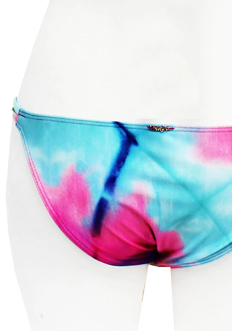 WILDFOX Swim Mermaid Dye Split String Bikini Bottom Bottoms 4 WILDFOX Swim Mermaid Dye Split String Bikini Bottom Bottoms