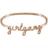 Wanderlust + Co Girlgang Bangle In Rose Gold Accessories 2 Wanderlust + Co Girlgang Bangle In Rose Gold Accessories
