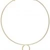 Wanderlust + Co Loop Choker In Gold Accessories 2 Wanderlust + Co Loop Choker In Gold Accessories