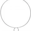 Wanderlust + Co Accessories Loop Choker In Silver 2 Wanderlust + Co Accessories Loop Choker In Silver