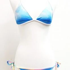 Swim Wildfox Sunset Contrast Reversible Bikini Top