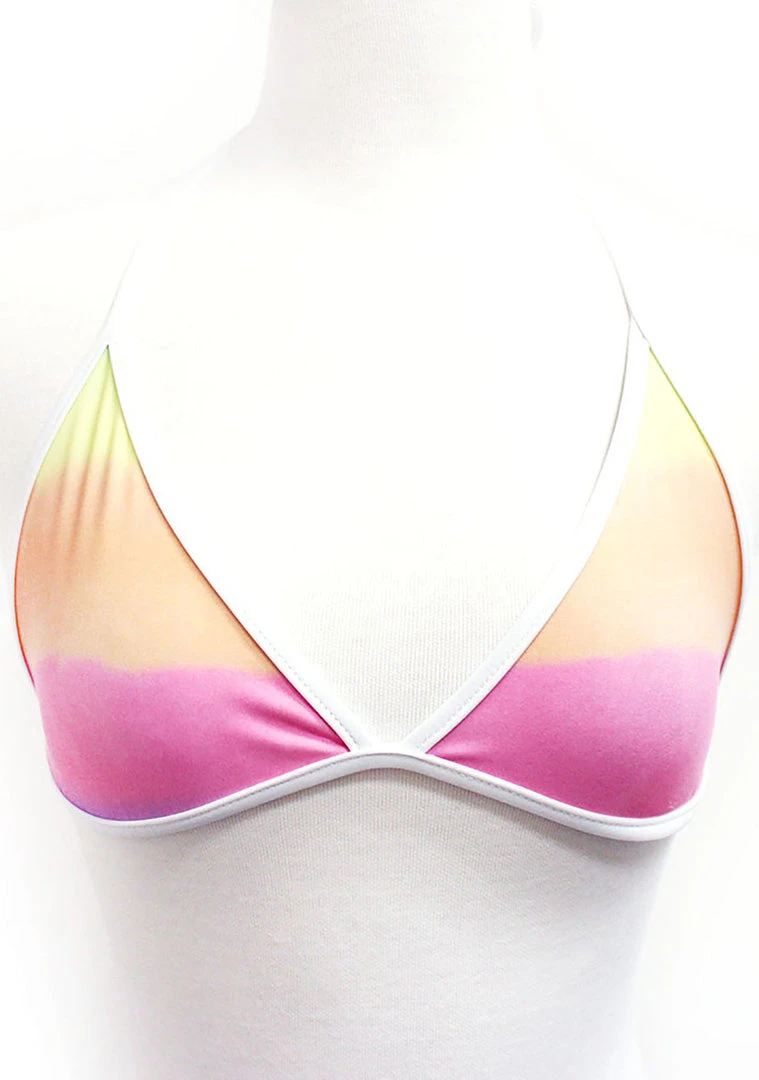 Swim Wildfox Sunset Contrast Reversible Bikini Top 3 Swim Wildfox Sunset Contrast Reversible Bikini Top