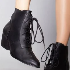 LA Style Rush Sales 50 Y.R.U. Aura Witch Boots In Black