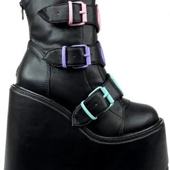 Y.R.U. The Great Fantastic Dune Lo Care Bears Platform Boots In Black 13 Y.R.U. The Great Fantastic Dune Lo Care Bears Platform Boots In Black
