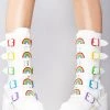 Y.R.U. Dune Rainbow Platform Boots In White Shoes 1 Y.R.U. Dune Rainbow Platform Boots In White Shoes