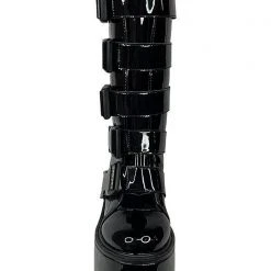 Y.R.U. Dune Techno Platform Boots In Black