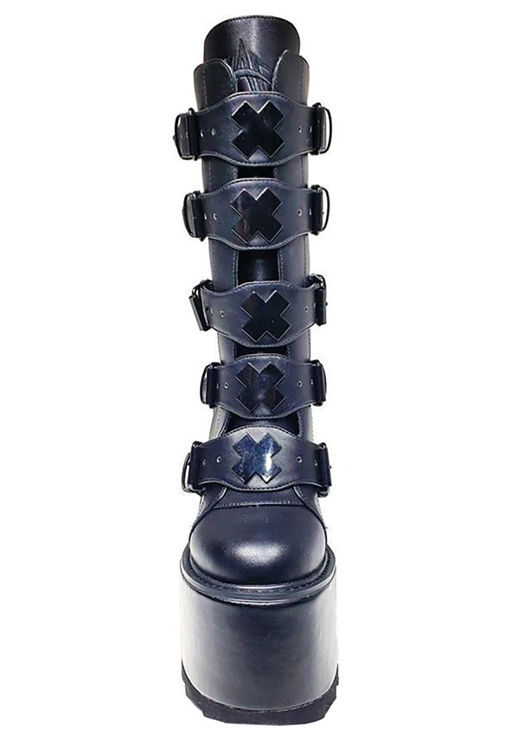 Y.R.U. Dune X Blackout Platform Boots Shoes 8 Y.R.U. Dune X Blackout Platform Boots Shoes