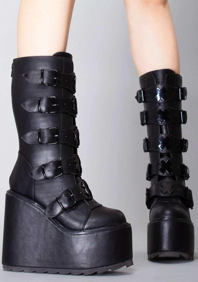 Y.R.U. Dune X Blackout Platform Boots Shoes 4 Y.R.U. Dune X Blackout Platform Boots Shoes