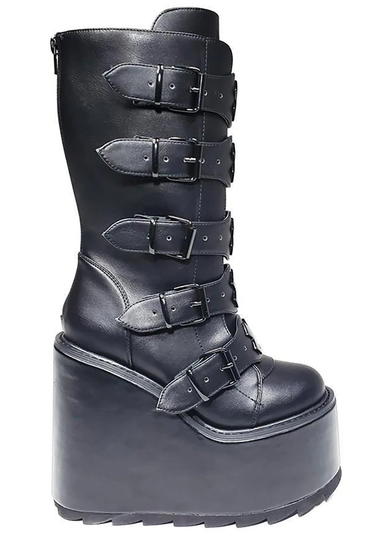 Y.R.U. Dune X Blackout Platform Boots Shoes 7 Y.R.U. Dune X Blackout Platform Boots Shoes