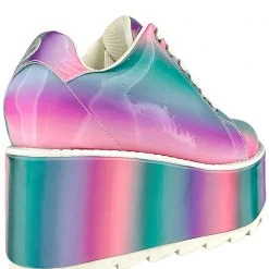 Y.R.U. Lala Platform Sneakers In Prizmatiq Pastel