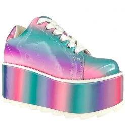 Y.R.U. Lala Platform Sneakers In Prizmatiq Pastel