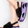 Y.R.U. Shoes Qozii Night Sky Platform Slides