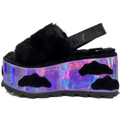 Y.R.U. Shoes Qozii Night Sky Platform Slides 13 Y.R.U. Shoes Qozii Night Sky Platform Slides