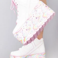 Y.R.U. Qozmo Care Bears Platform Sneakers