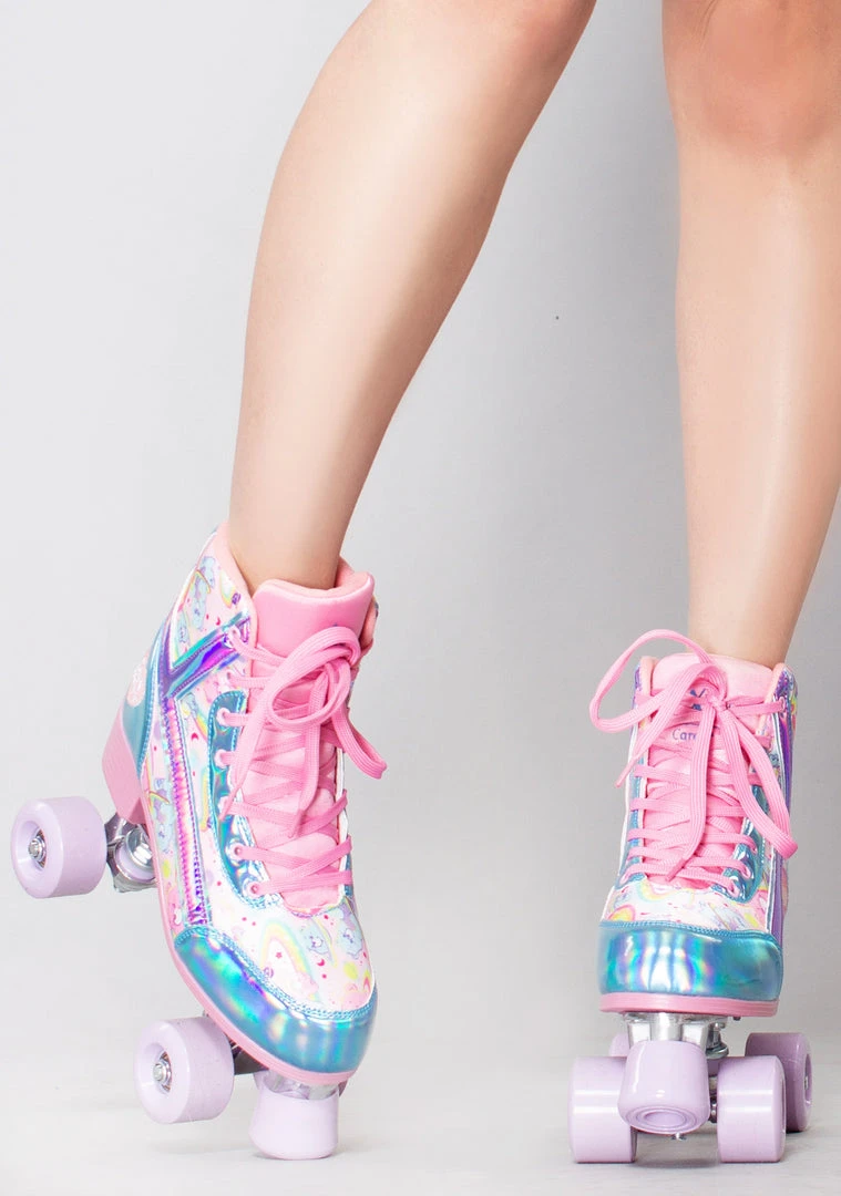 Y.R.U. X Care Bear Qozmiq SK8 Roller Skates Mad World 4 Y.R.U. X Care Bear Qozmiq SK8 Roller Skates Mad World