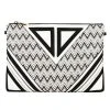 Melie Bianco Bags Zoey Geometric Clutch Crossbody Purse In White 2 Melie Bianco Bags Zoey Geometric Clutch Crossbody Purse In White