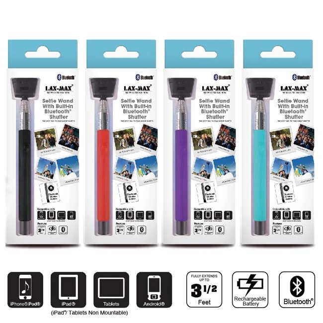 LAXMAX Bluetooth Selfie Sticks Accessories 4 LAXMAX Bluetooth Selfie Sticks Accessories